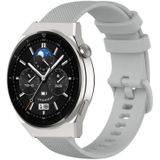 Strap-it Huawei Watch GT 3 Pro 46mm Luxe Siliconen bandje (grijs)