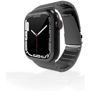 Strap-it Apple Watch luxe titanium bandje (donkergrijs)
