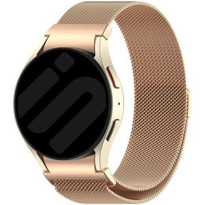 Strap-it Samsung Galaxy Watch 5 Pro 'One push' Milanese band (rosé goud)