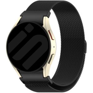Strap-it Samsung Galaxy Watch 5 Pro 'One push' Milanese band (zwart)