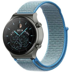Strap-it Huawei Watch GT 2 Pro nylon band (blauw)