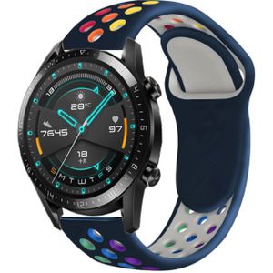Strap-it Huawei Watch GT 2 sport band (kleurrijk donkerblauw)