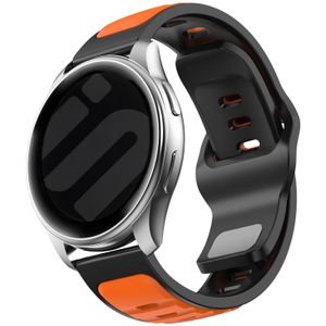 Amazfit GTS 2 outdoor duo siliconen bandje (oranje/zwart)