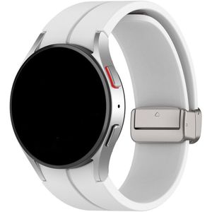 Strap-it Samsung Galaxy Watch 6 - 44mm magnetische sport band (wit)