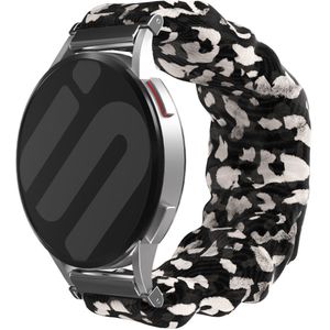 Strap-it Xiaomi Amazfit Bip Scrunchie bandje (gevlekt)