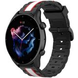 Strap-it Amazfit GTR 3 (Pro) Special Edition band (zwart/wit)
