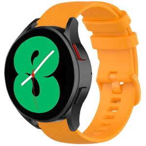 Strap-it Samsung Galaxy Watch 4 40mm Luxe Siliconen bandje (oranje)