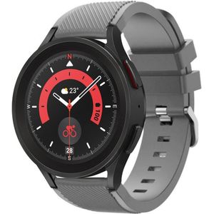 Strap-it Samsung Galaxy Watch 5 Pro siliconen bandje (grijs)