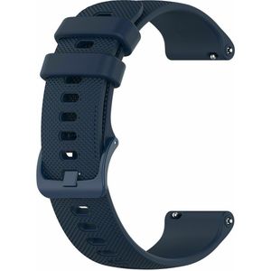 Strap-it siliconen horlogeband 18mm universeel (donkerblauw)