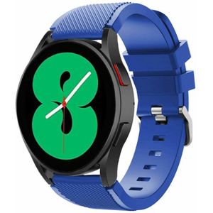 Strap-it Samsung Galaxy Watch 4 - 44mm siliconen bandje (blauw)