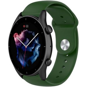 Strap-it Amazfit GTR 3 (Pro) sport band (legergroen)
