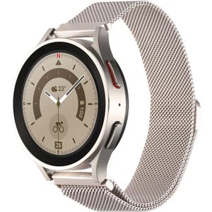 Strap-it Samsung Galaxy Watch 5 Pro Milanese band (sterrenlicht)