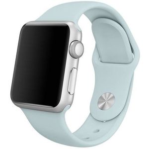 Strap-it Apple Watch 8 sportband (lichtblauw)