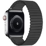 Strap-it Apple Watch stalen rekband (zwart)