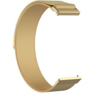 Strap-it Milanese horlogeband 18mm universeel (goud)