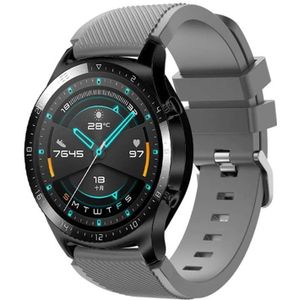 Strap-it Huawei Watch GT 2 siliconen bandje (grijs)