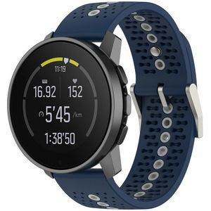 Strap-it Suunto 9 Peak siliconen bandje (blauw/grijs)