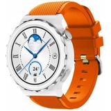 Strap-it Huawei Watch GT 3 Pro 43mm siliconen bandje (oranje)