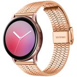 Strap-it Samsung Galaxy Watch Active roestvrij stalen band (rosé goud)