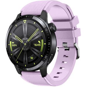 Strap-it Huawei Watch GT 3 46mm siliconen bandje (lila)