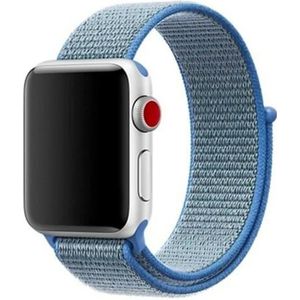 Strap-it Apple Watch SE nylon band (blauw)