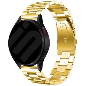 Strap-it Garmin Vivoactive 5 stalen band  (goud)