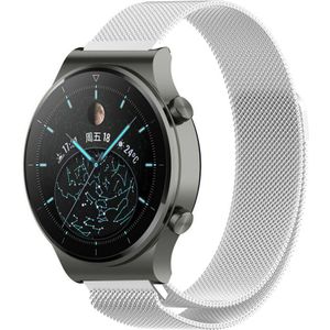 Strap-it Huawei Watch GT 2 Pro Milanese band (zilver)