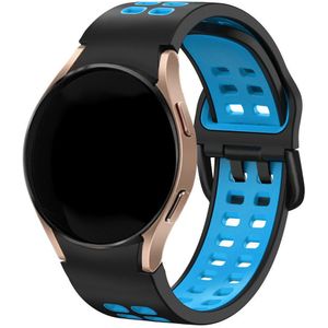 Samsung Galaxy Watch 6 - 44mm sport square bandje (zwart/lichtblauw)