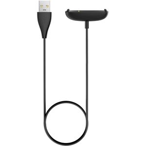 Bandz Fitbit Inspire 2 / Fitbit Ace 3 USB-A oplader (zwart) - 100cm