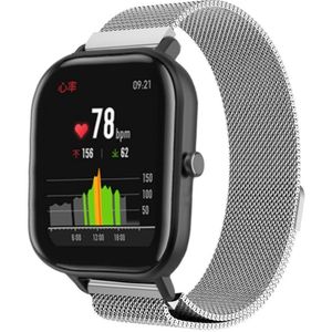 Strap-it Xiaomi Amazfit GTS Milanese band (zilver)