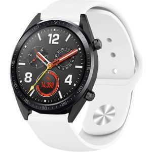 Strap-it Huawei Watch GT 2 sport band (wit)