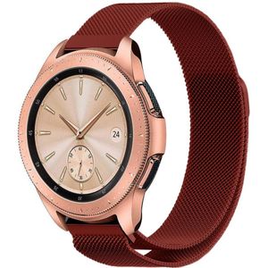 Strap-it Samsung Galaxy Watch Milanese band 42mm (rood)
