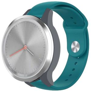 Strap-it Garmin Vivomove 3s sport band - 39mm- dennengroen