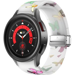 Strap-it Luminous Butterfly Samsung Galaxy Watch 5 Pro magnetisch bandje