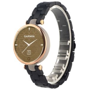 Strap-it Garmin Lily stalen band (zwart)