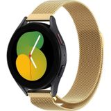Strap-it Samsung Galaxy Watch 5 - 40mm Milanese band (goud)