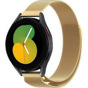 Strap-it Samsung Galaxy Watch 5 - 40mm Milanese band (goud)