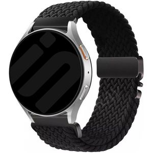 Garmin Venu 2s gevlochten band met P-buckle (zwart)