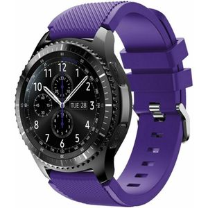 Strap-it Samsung Galaxy Watch siliconen bandje 46mm (paars)