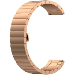 Strap-it Withings ScanWatch Light metalen band (rose goud)