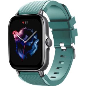 Strap-it Amazfit GTS 3 siliconen bandje (dennengroen)