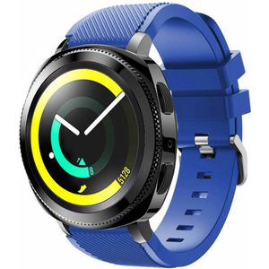 Strap-it Samsung Gear Sport siliconen band (blauw)
