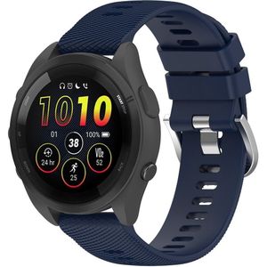 Strap-it Garmin Forerunner 265 siliconen bandje (donkerblauw)