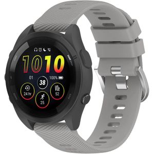 Strap-it Garmin Forerunner 265 siliconen bandje (lichtgrijs)