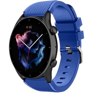 Strap-it Amazfit GTR 3 (Pro) siliconen bandje (blauw)