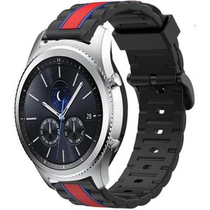 Strap-it Samsung Gear S3 Special Edition band (zwart/rood)