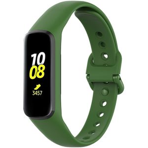 Strap-it Samsung Galaxy Fit 2 siliconen bandje (donkergroen)