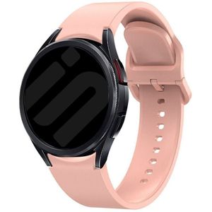Strap-it Samsung Galaxy Watch 7 44mm 'One push' siliconen band (roze)