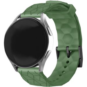 Strap-it Samsung Galaxy Watch 3 41mm silicone hexa band (legergroen)