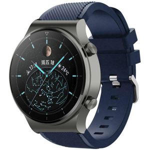 Strap-it Huawei Watch GT 2 Pro siliconen bandje (donkerblauw)